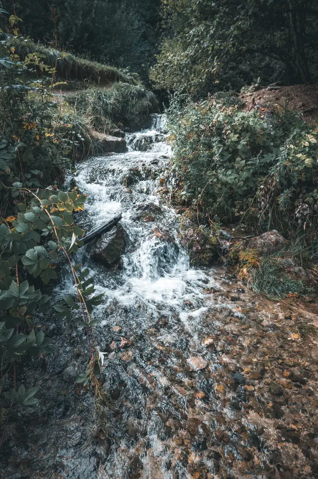 Drei Muehlen Wasserfall Oberhalb September Ig