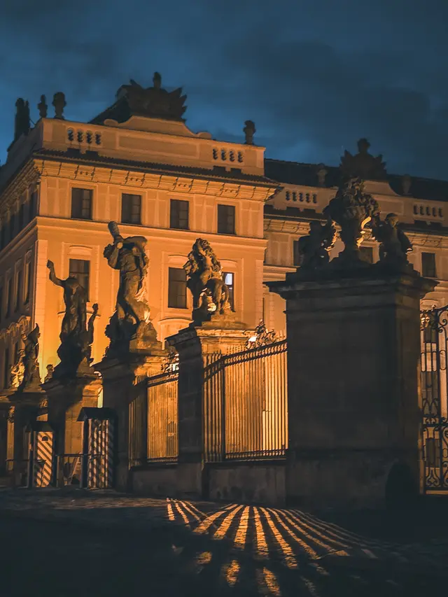 Ausschnitt der Burg- und Schlossanlage Prag