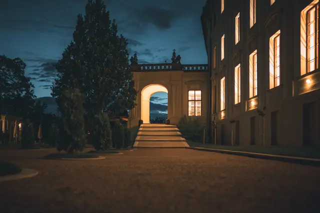 Ausschnitt der Burg- und Schlossanlage Prag