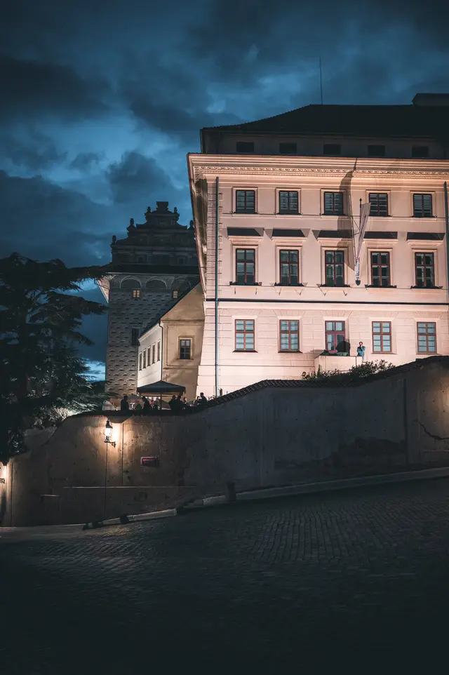 Ausschnitt der Burg- und Schlossanlage Prag