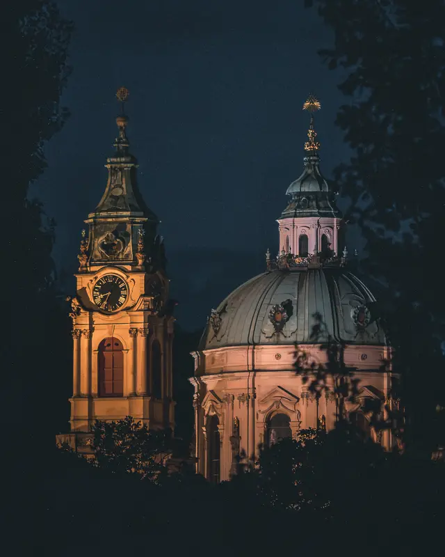 Wunderschöne Nacht in Prag