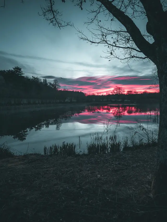 Manchmal brennt der Himmel nur für einen Moment